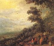 Gathering of Gypsies in the Wood fddf BRUEGHEL, Jan the Elder